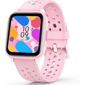🆕 Kids Smart Watch Pink Multiple Sports Sleep Mode Pedometer Stylish Design